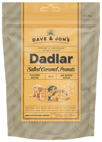 Dave & Jon's Dadler Salted Caramel Peanut 125gr