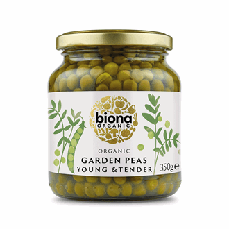 Biona Garden Peas Organic 350gr