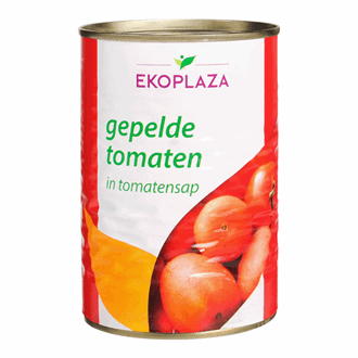 Ekoplaza Skrellede Tomater i Tomatjuice Øko 400gr