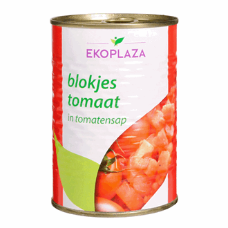 Ekoplaza Tomater i Terninger Øko 400gr