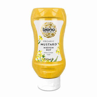 Biona Mustard Medium-Hot Organic 300ml