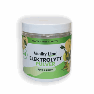 Vitality Line Elektrolyttpulver Eple & Pære 120gr