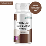 Vitality Line Lions Mane 500mg 60kaps