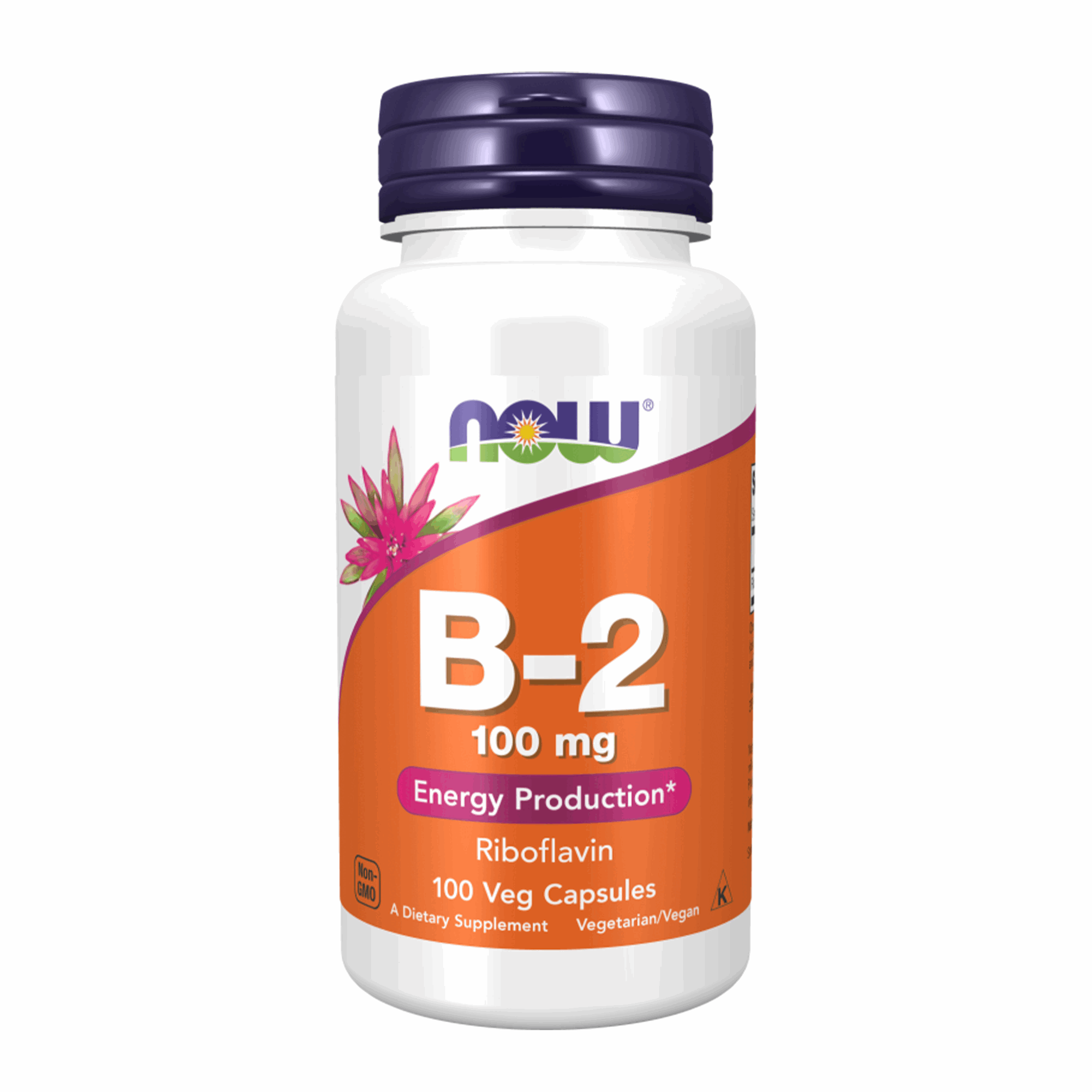 Now Vitamin B2 100 Mg 100 Kaps Goodlife Norge AS   733739004475 B 2 100mg 100caps 