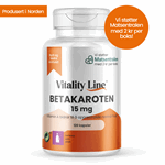 Vitality Line Betakaroten 15mg 120kaps