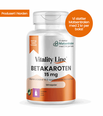 Vitality Line Betakaroten 15mg 120kaps