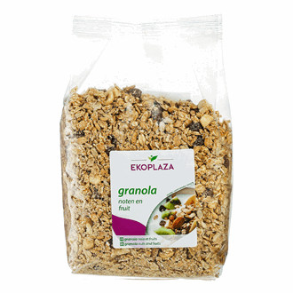 Ekoplaza Granola med Nøtter og Frukt Øko 500gr