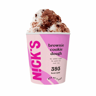 Nicks Brownie Cookie Dough 473ml