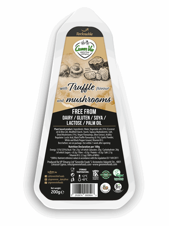 Greenvie Vegan Mushroom & Truffle Blokk 200gr