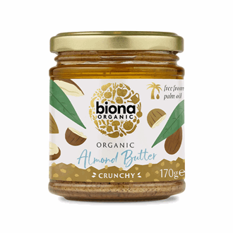 Biona Mandelsmør Crunchy Øko 170gr