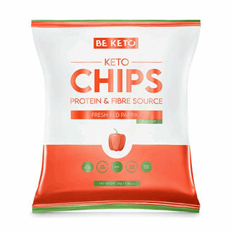 BeKeto Chips Fresh Red Paprika 30gr