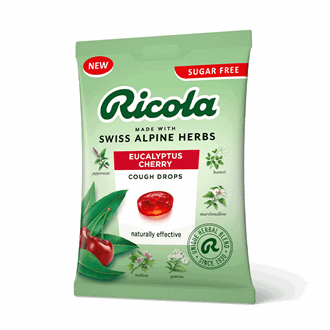 Ricola Eucalyptus Cherry Sugar Free 70gr