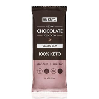 BeKeto Keto Sjokolade Mørk 80gr