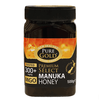 Pure Gold Manuka Honey 300+ mg/kg 500g